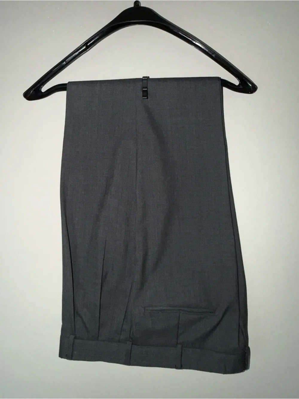 Title 420: Barrington Gray 100% Worsted Wool Suit 34R 35x31
